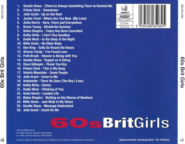 Various : 60s Brit Girls (CD, Comp)
