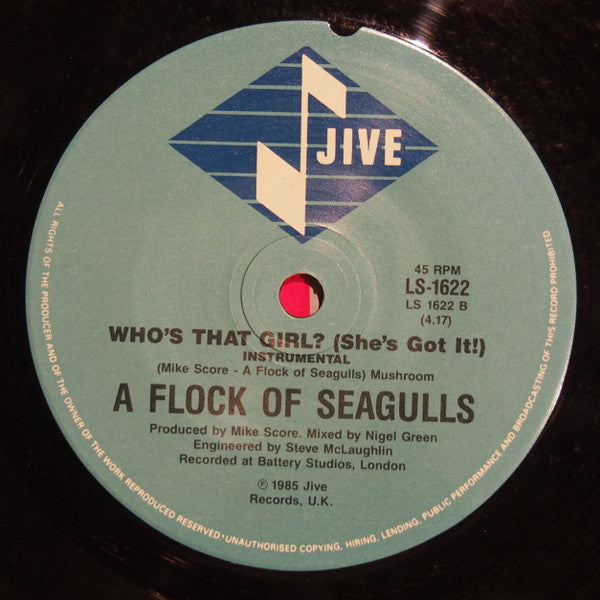 A Flock Of Seagulls : Who's That Girl? (She's Got It!) (7", Single)