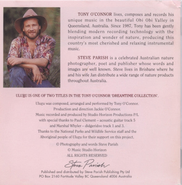 Tony O'Connor (2) : Uluru (CD, Album)
