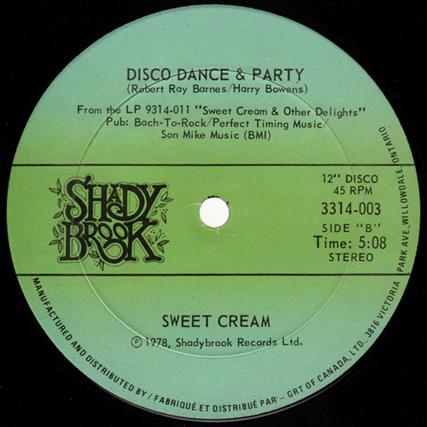 Sweet Cream : I Don't Know What I'd Do (If You Ever Left Me) (12")