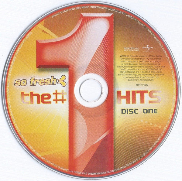 Various : So Fresh: The #1 Hits (2xCD, Comp)