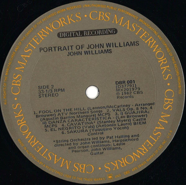 John Williams (7) : Portrait Of John Williams (LP, Album)