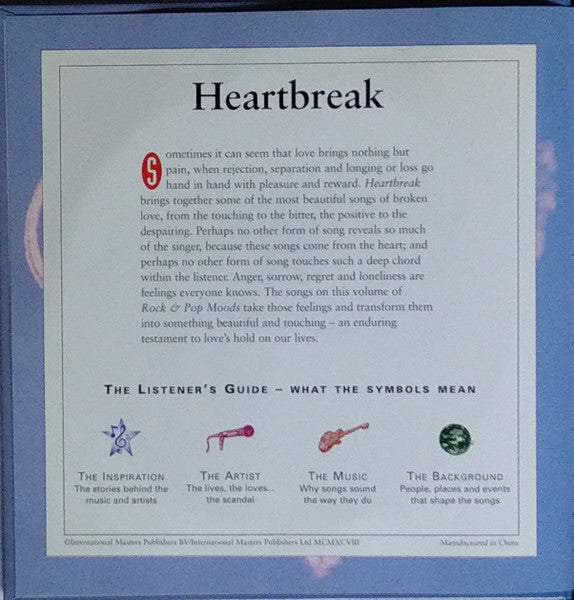 Various : Rock & Pop Moods: Heartbreak (CD, Comp, Club)