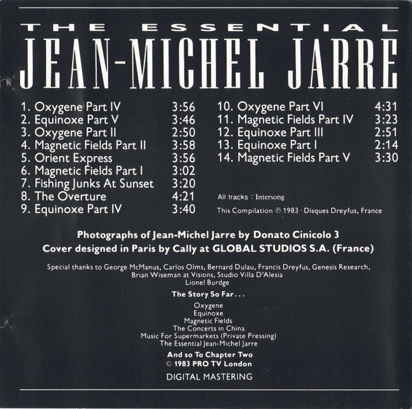 Jean-Michel Jarre : The Essential Jean Michel Jarre (CD, Comp)