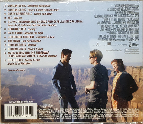 Various : A Home At The End Of The World - Music From The Motion Picture Featuring Original Music By Duncan Sheik (CD, Comp, Sou)