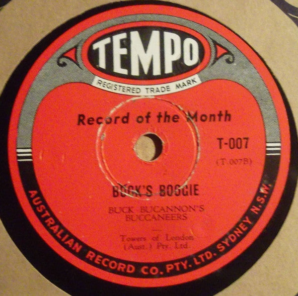 Buck Bucannon With His Buccaneers (2) / Buck Bucannon's Buccaneers : You Call Everybody Darlin' / Buck's Boogie (Shellac, 10")