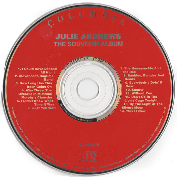 Julie Andrews : The Souvenir Album (CD, Comp)