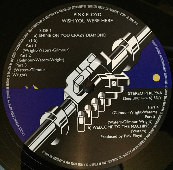 Pink Floyd : Wish You Were Here (LP, Album, RE, RM, 180)