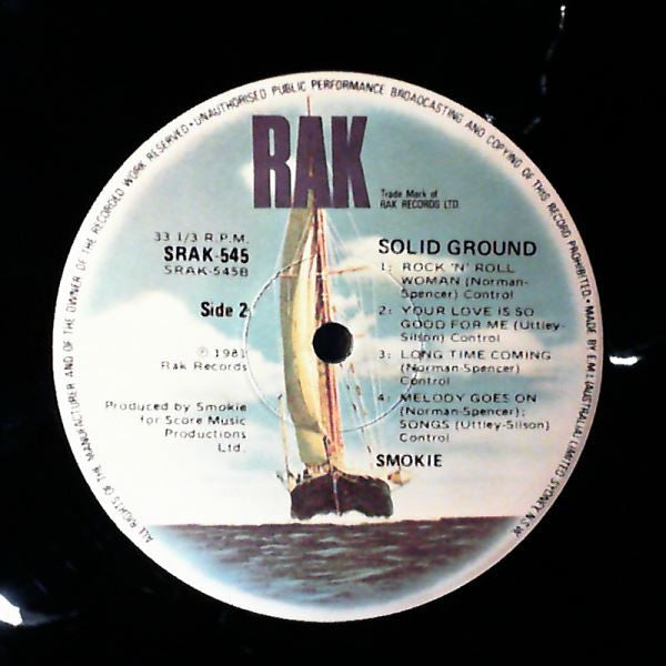 Smokie : Solid Ground (LP, Album)