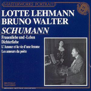 Lotte Lehmann Sings R. Schumann*, Bruno Walter : Frauenliebe Und -Leben / Dichterliebe (CD, RE)