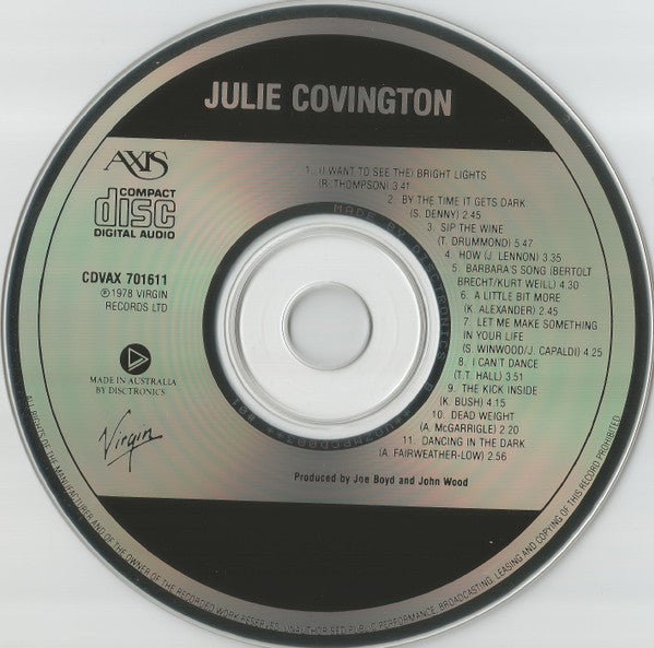 Julie Covington : Julie Covington (CD, Album)