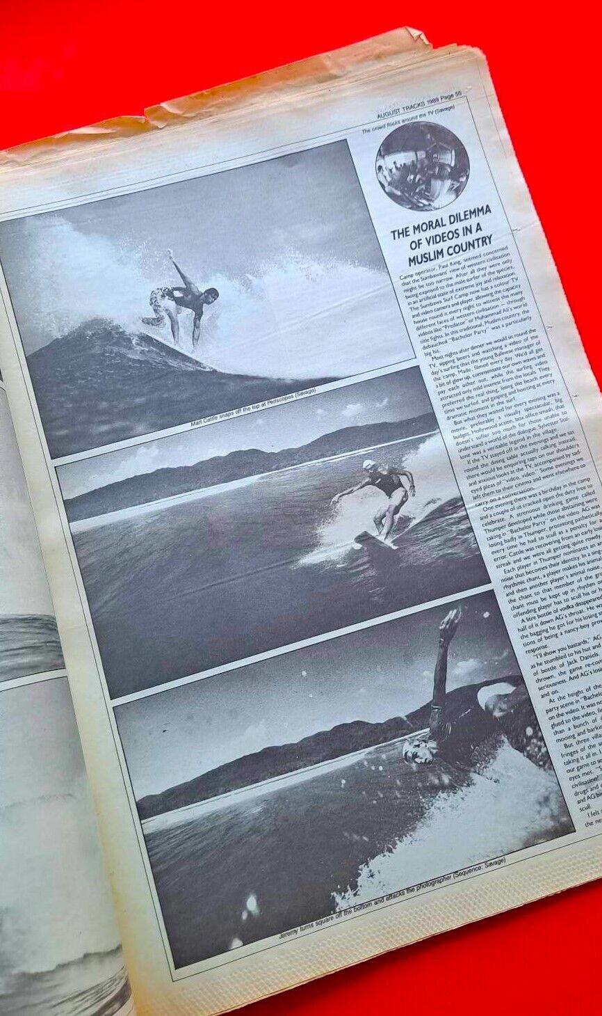 Tracks Magazine August 1989 Australian SurfingThe Nias Myth Sambawa