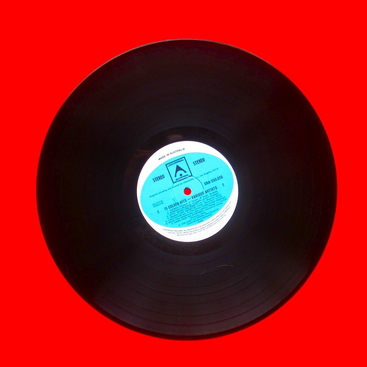 15 Golden Hits Vinyl Compilation Album LP Vintage Australian Pressing