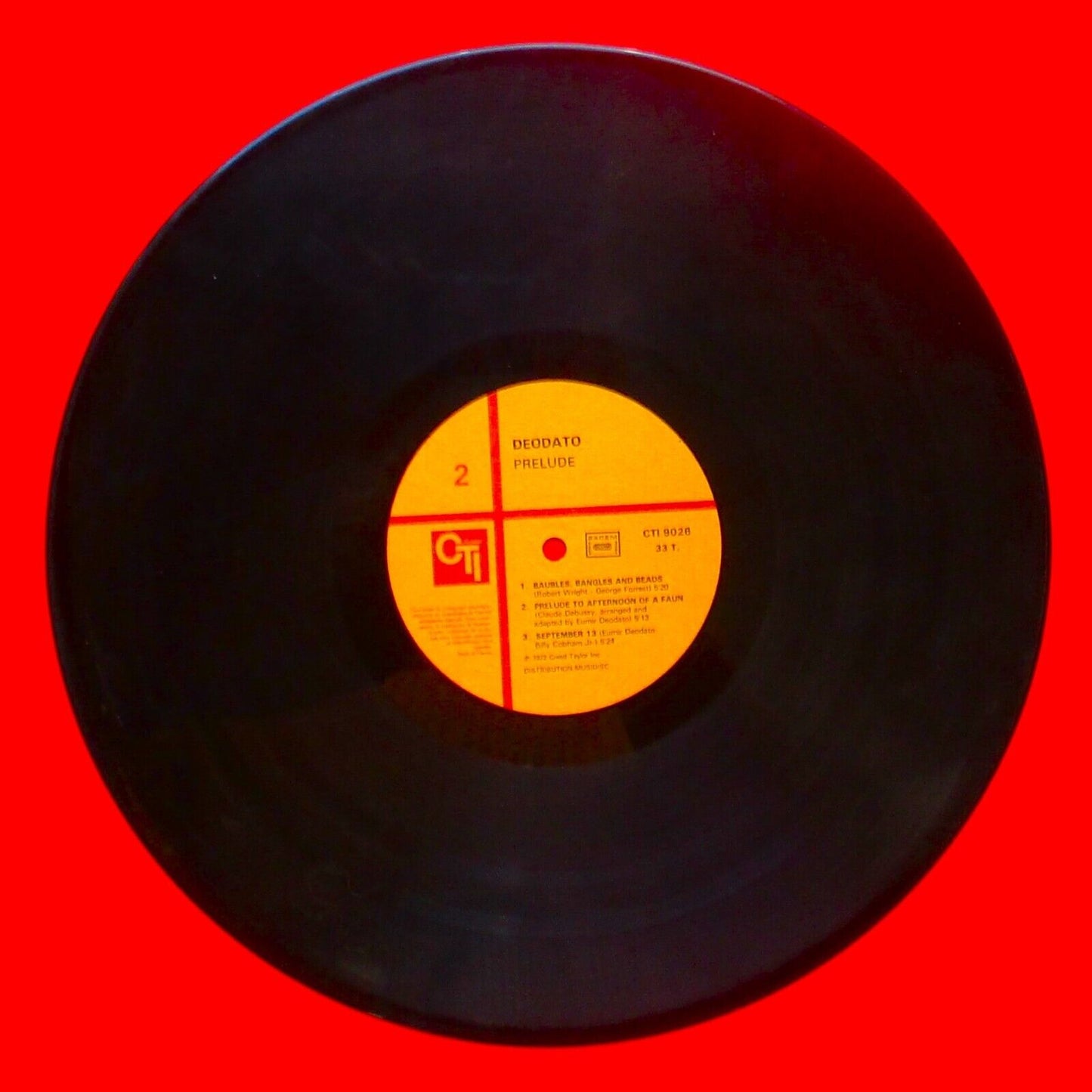 Eumir Deodato Prelude Vinyl Album LP 1985 French Pressing