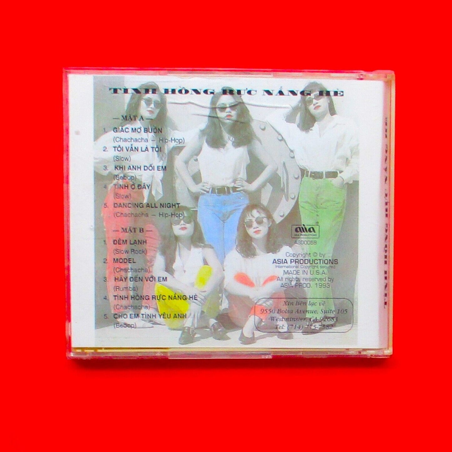 Pink Love Shines in the Summer Sun Tình Hồng Rực Nắng Hè 1993 CD Album