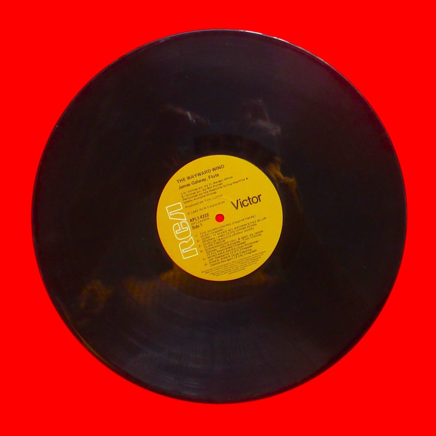 James Galway The Wayward Wind Vinyl Album LP 1982 Australian Pressing