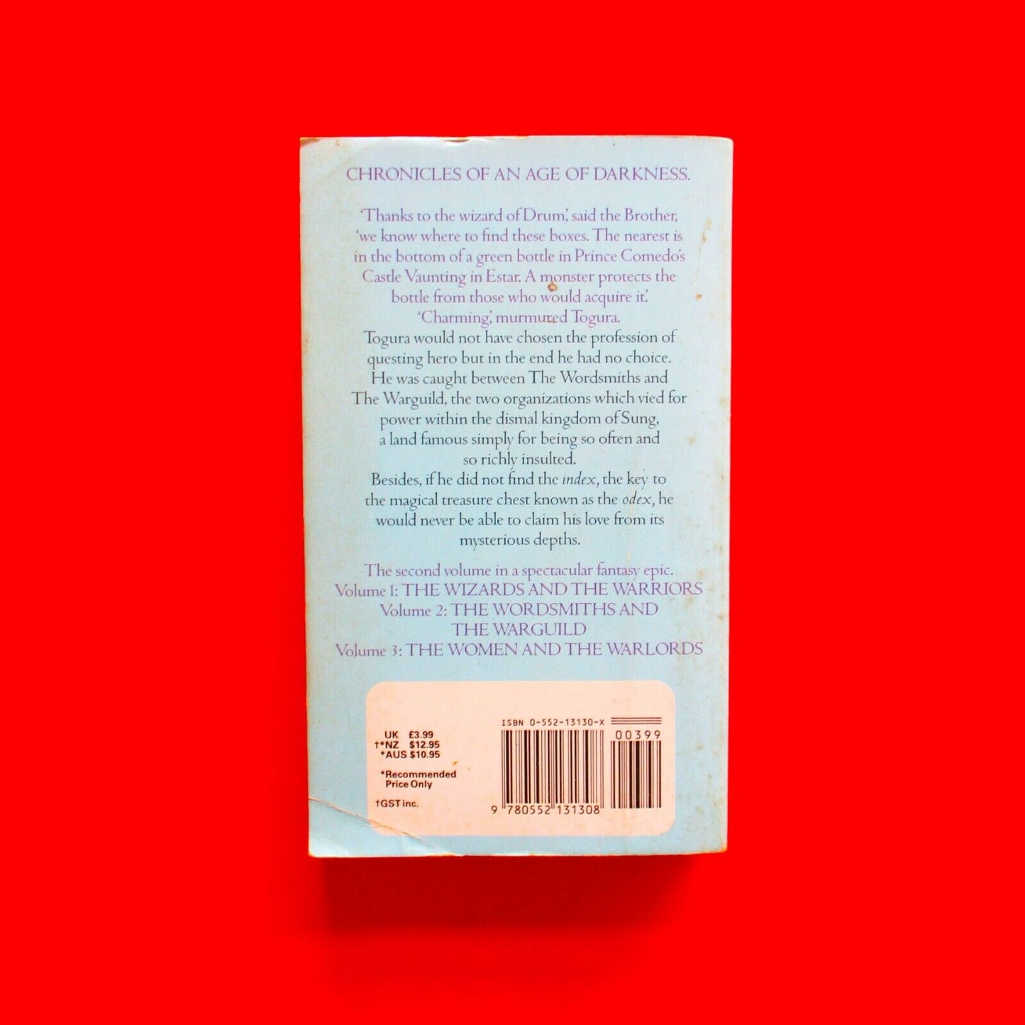 The Wordsmiths and the Warguild by Hugh Cook Age of Darkness Book Two 1987