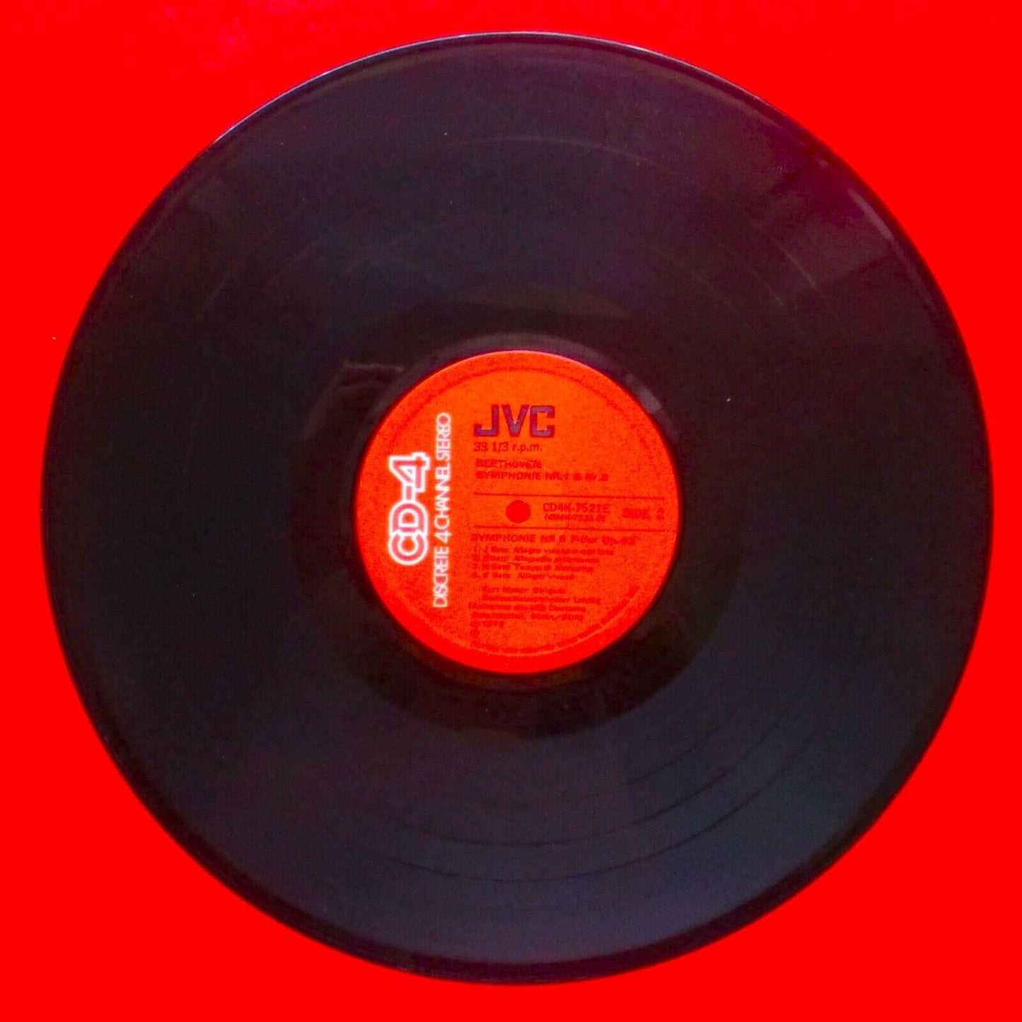 Beethoven Kurt Masur Symfonie Nr. 1 C-Dur Op. 21 Symphonie Nr. 8 F-Dur Op. 9 LP