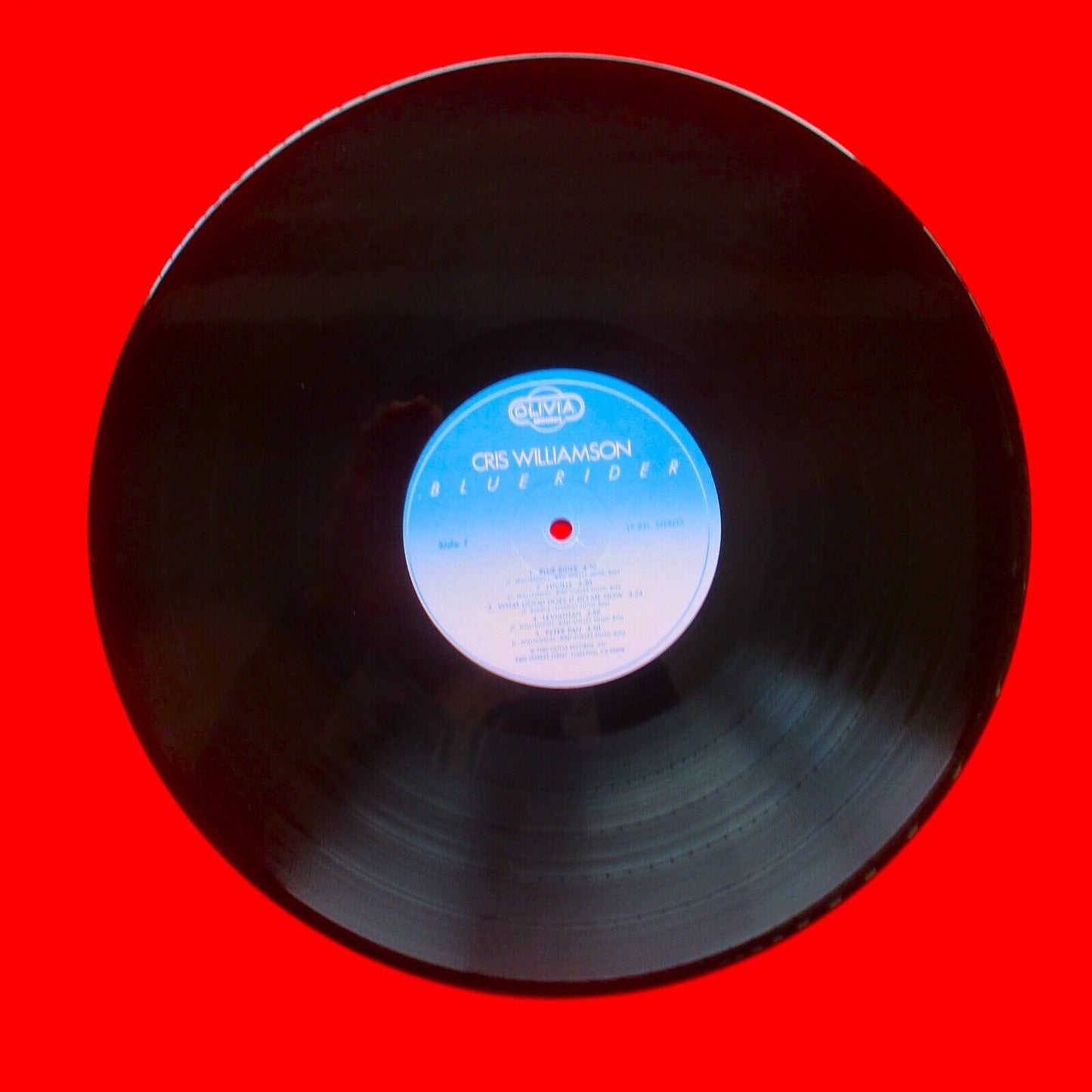 Cris Williamson Blue Rider 1982 Vinyl Album LP Olivia Records