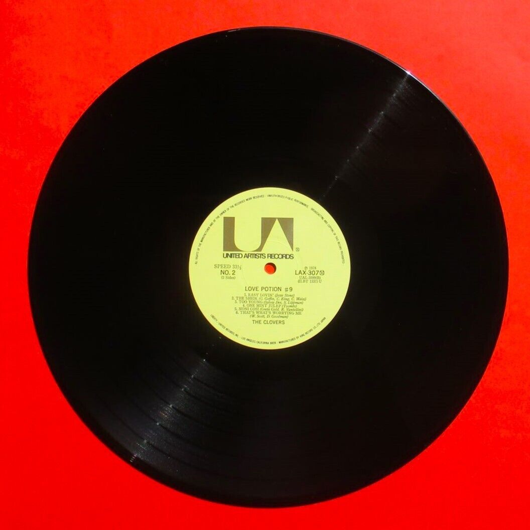 The Clovers Love Potion Number 9 Vinyl Album LP 1978 R&B Masterpiece Collection
