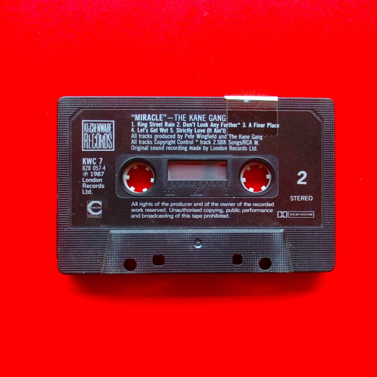 The Kane Gang Miracle 1987 UK Cassette Album