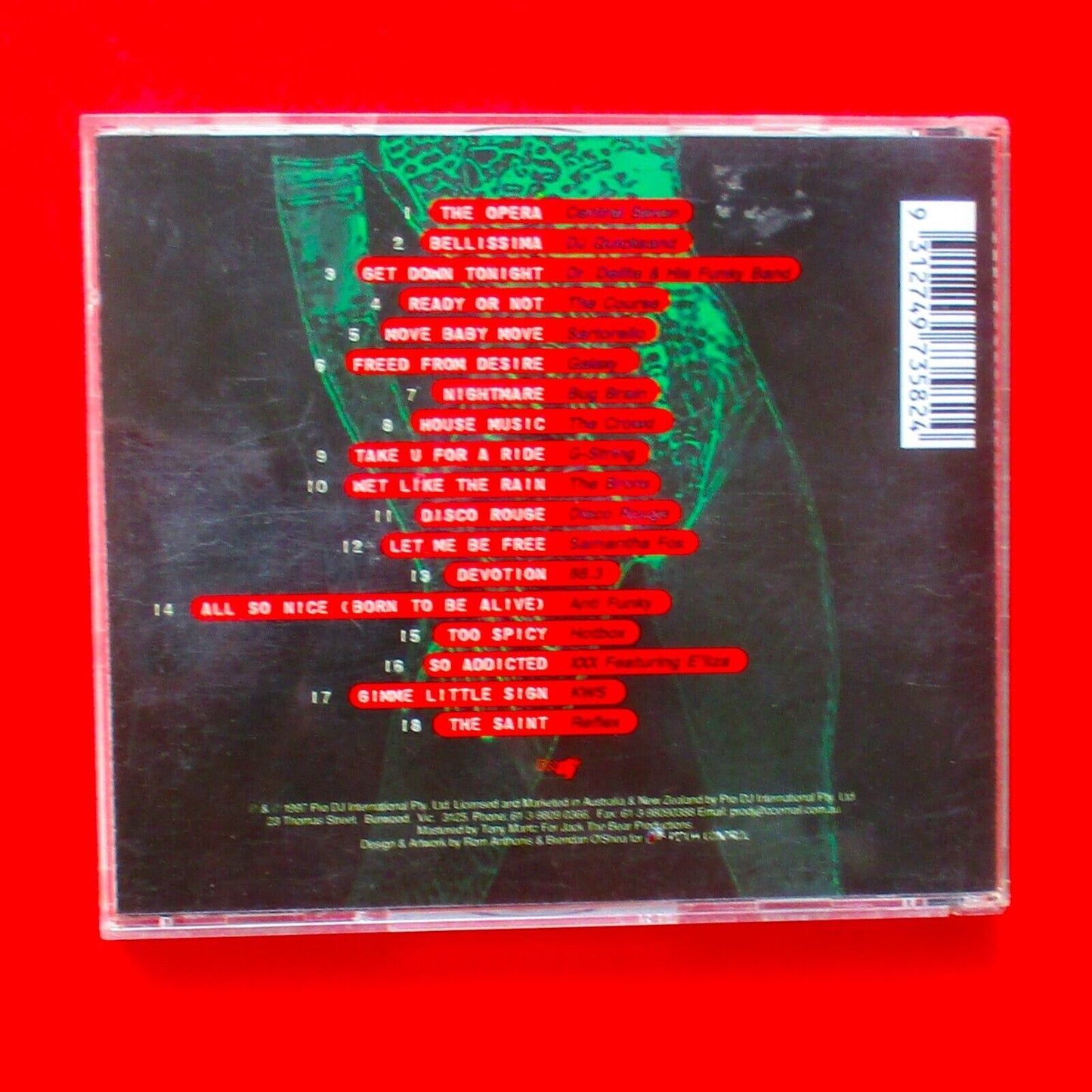 Clubtraxx 11 CD Album 1997 Compilation Australian House Pro DJ International 