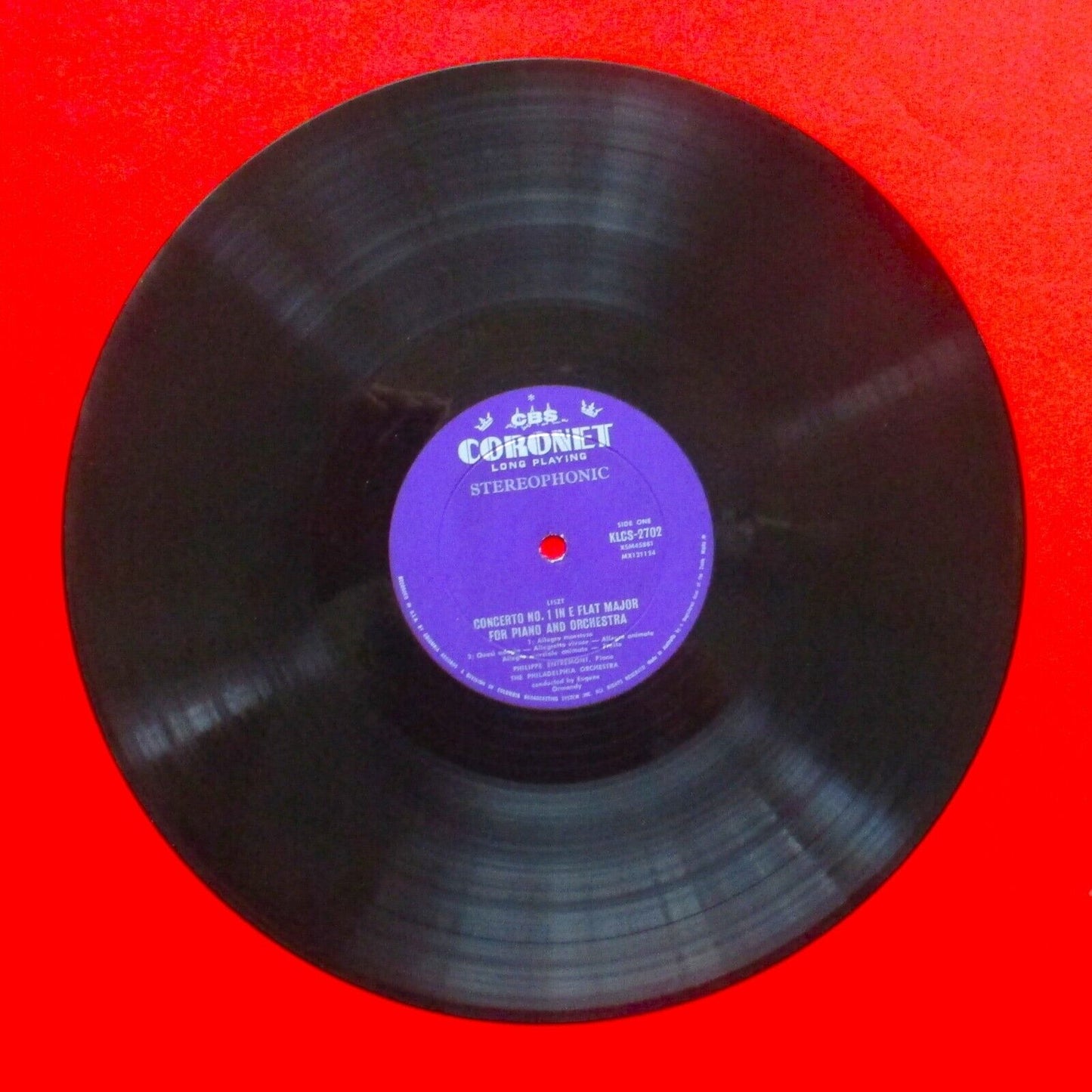 Franz Liszt Philippe Entremont Concertos Nos. 1 And 2 Vinyl LP Australian Press