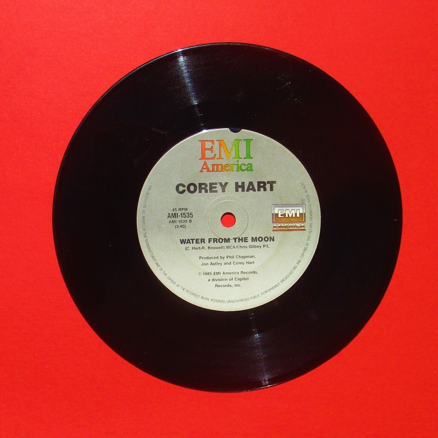 Corey Hart Never Surrender 1985 Vinyl 7" Single Australian Pressing