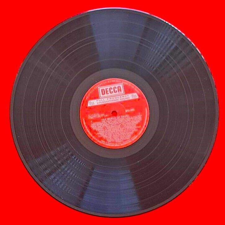 Maurice Ravel The World Of Ravel Vinyl Album LP Australian Pressing Decca