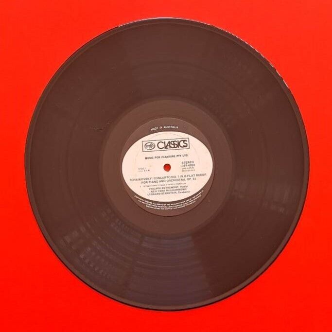 Tchaikovsky New York Philharmonic Piano Concerto No. 1 Vinyl LP Australian