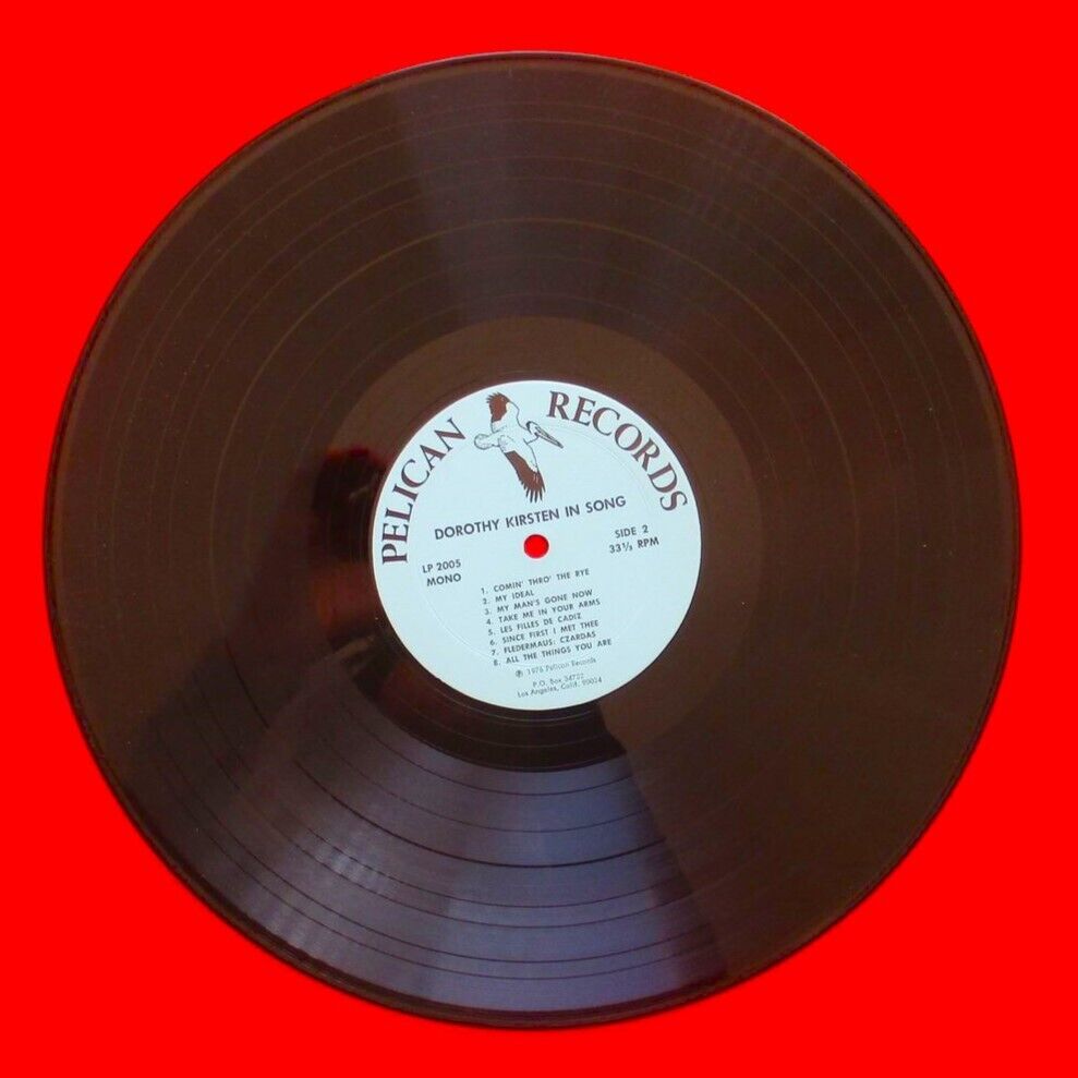 Dorothy Kirsten In Song Vinyl Album LP 1976 Pelican in Shrink