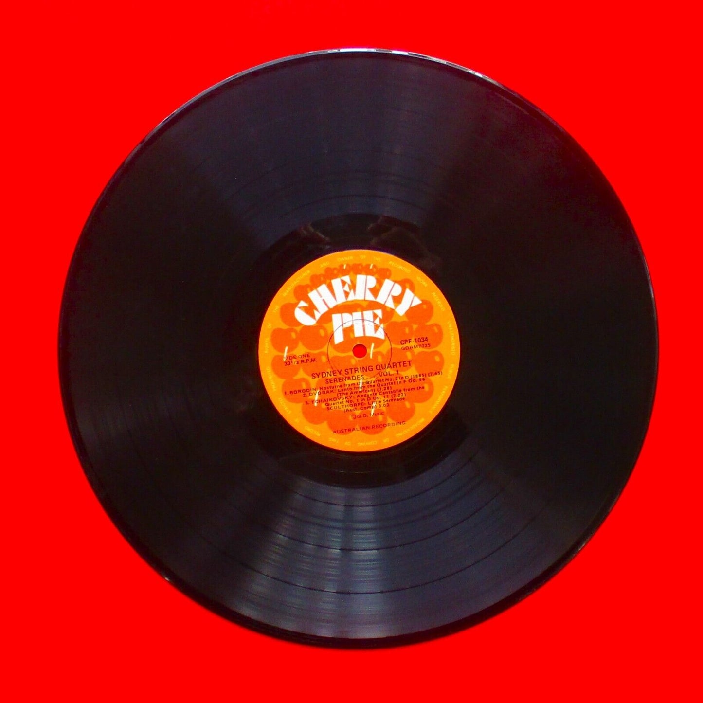 The Sydney String Quartet Serenades Volume One Vinyl LP Mozart Cherry Pie