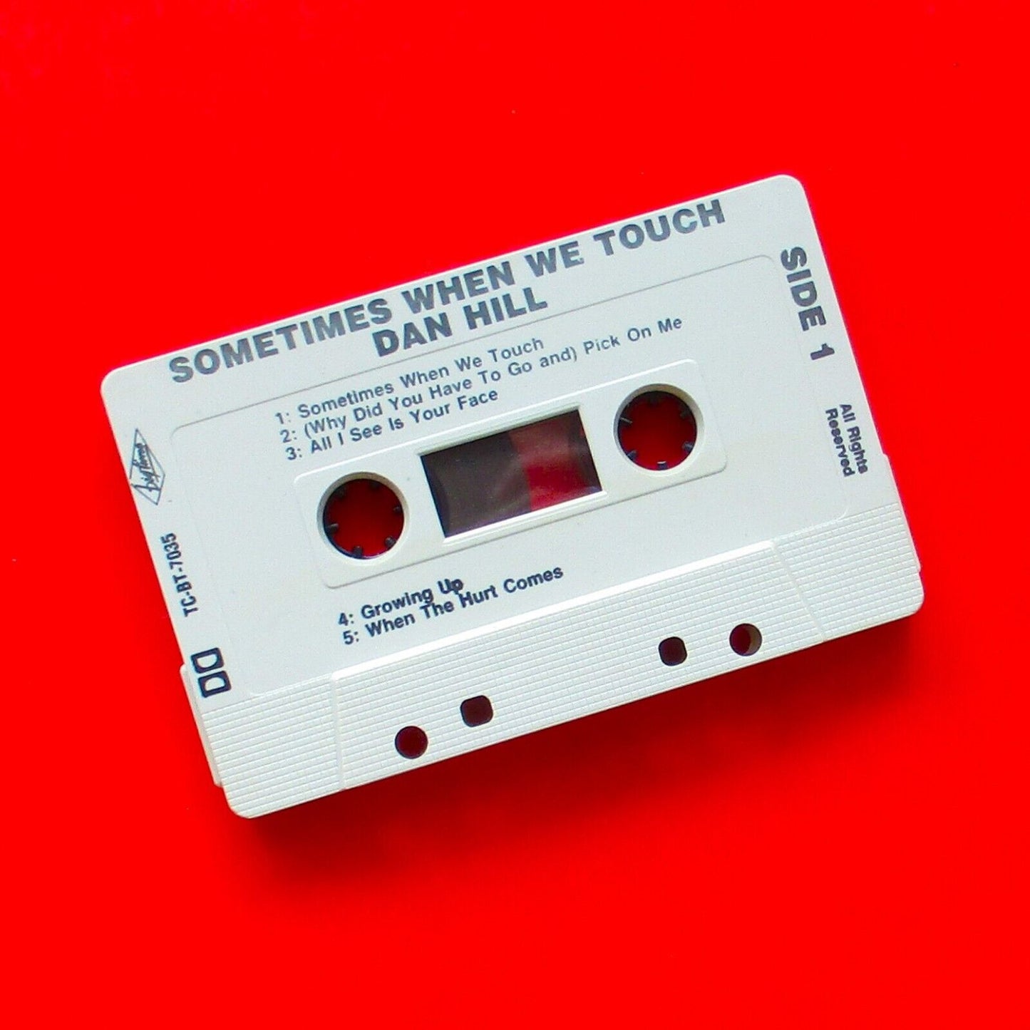 Dan Hill Sometimes When We Touch: The Best Of Dan Hill 1984 Cassette