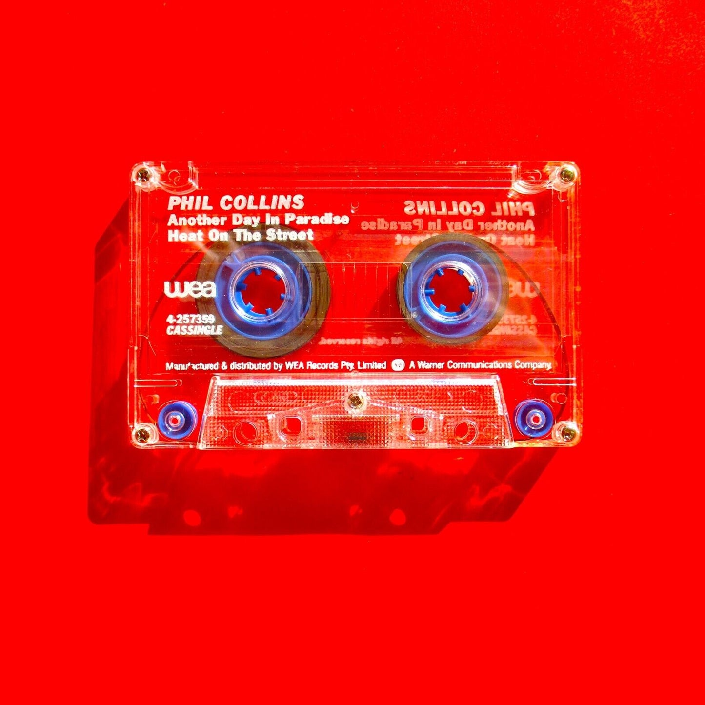 Phil Collins Another Day In Paradise 1989 Australian Cassette Single