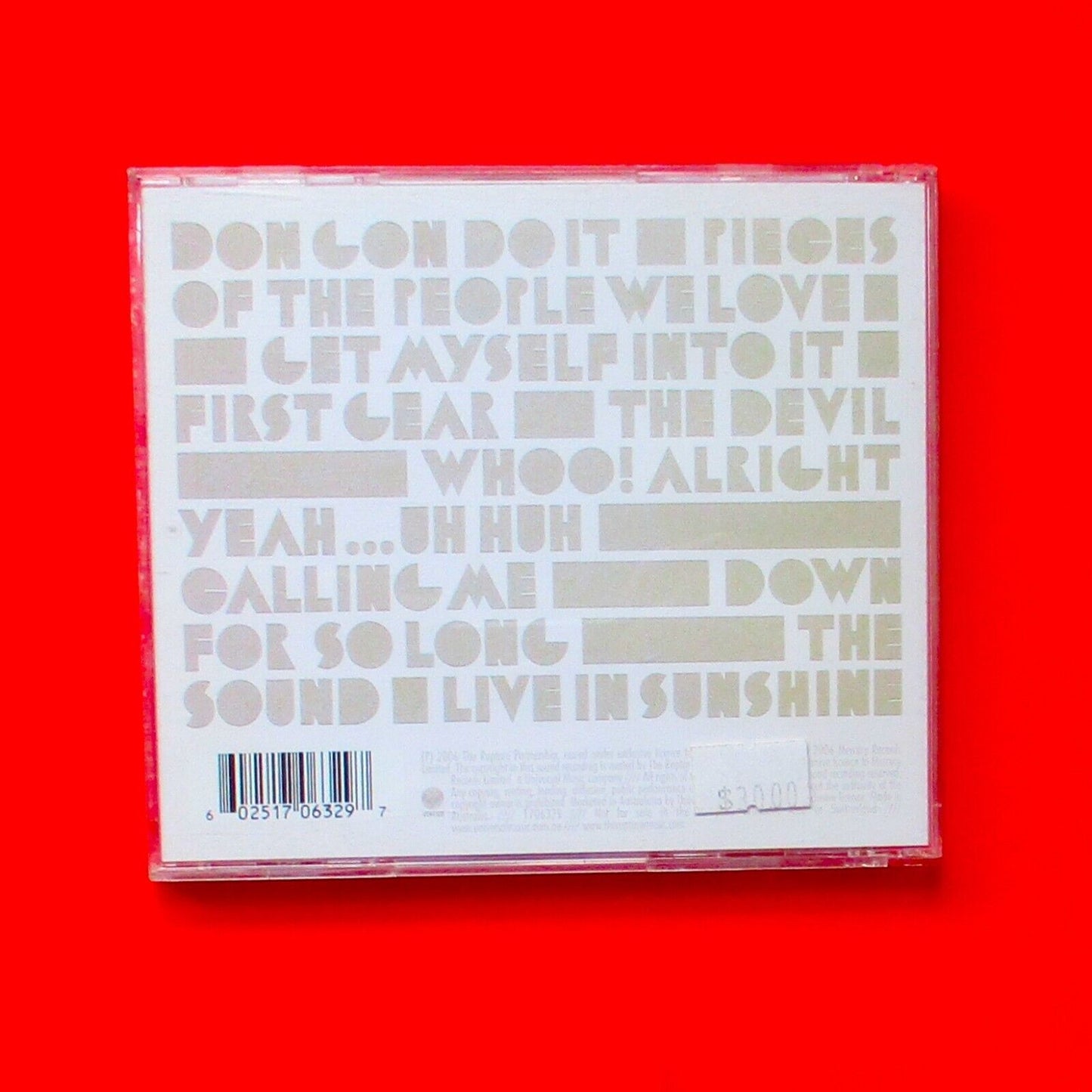 The Rapture Pieces Of The People We Love 2006 CD Album