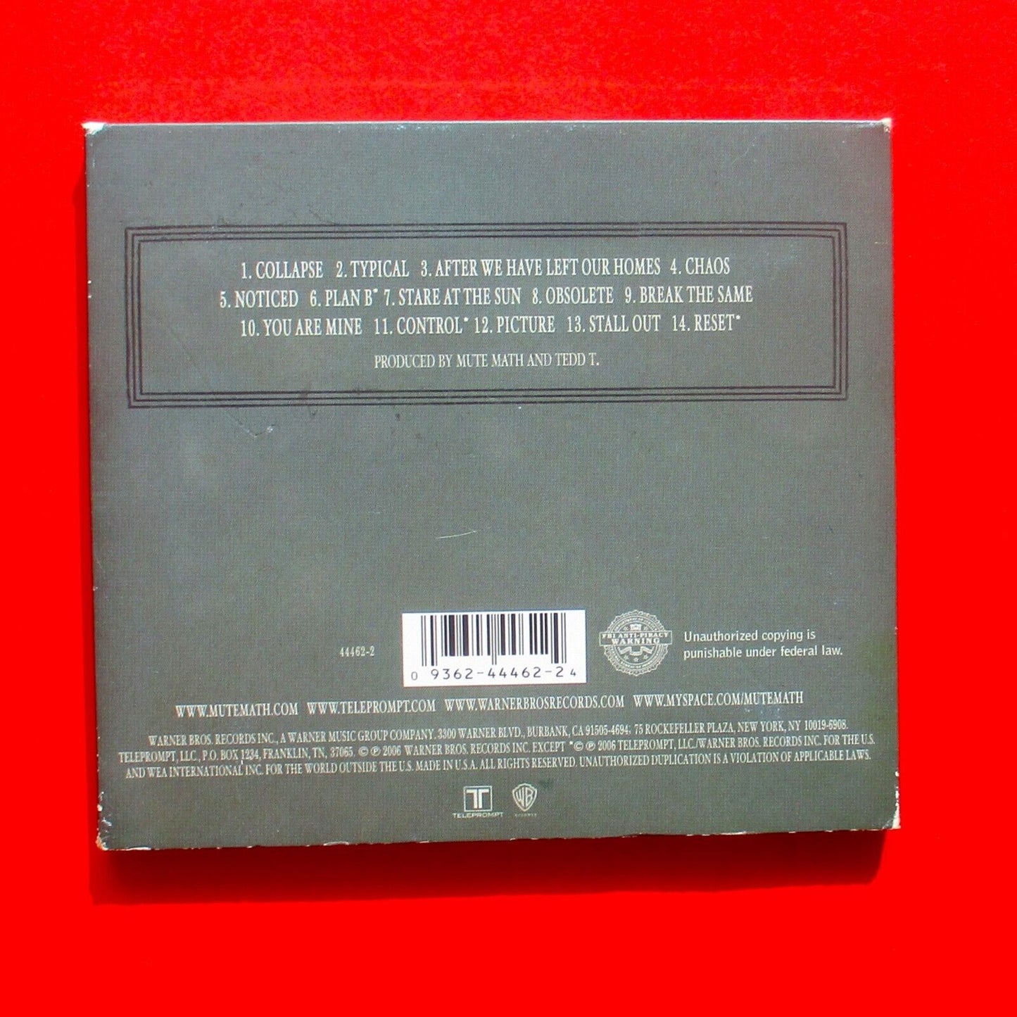 Mutemath Mutemath 2006 CD Album Digipak US