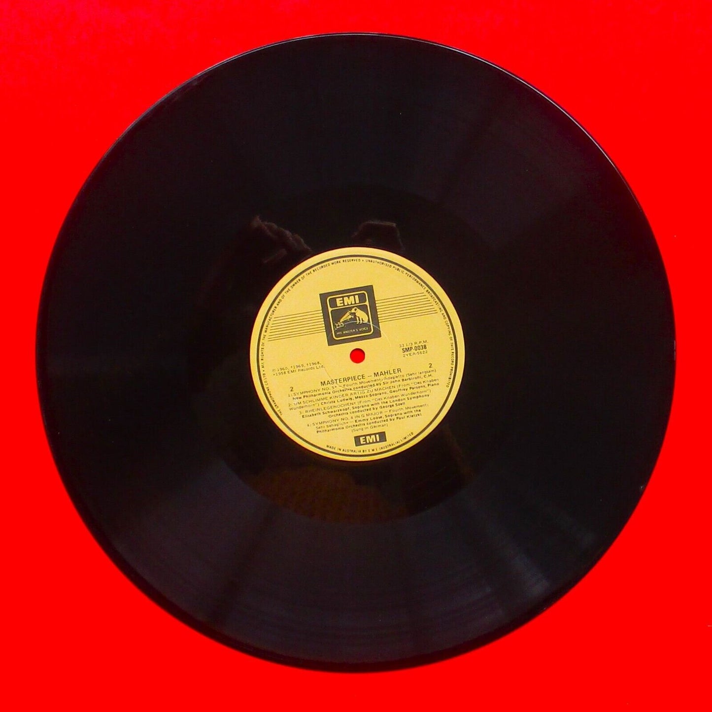 Mahler Masterpiece II Vinyl Album LP 1981 Australian & NZ Pressing