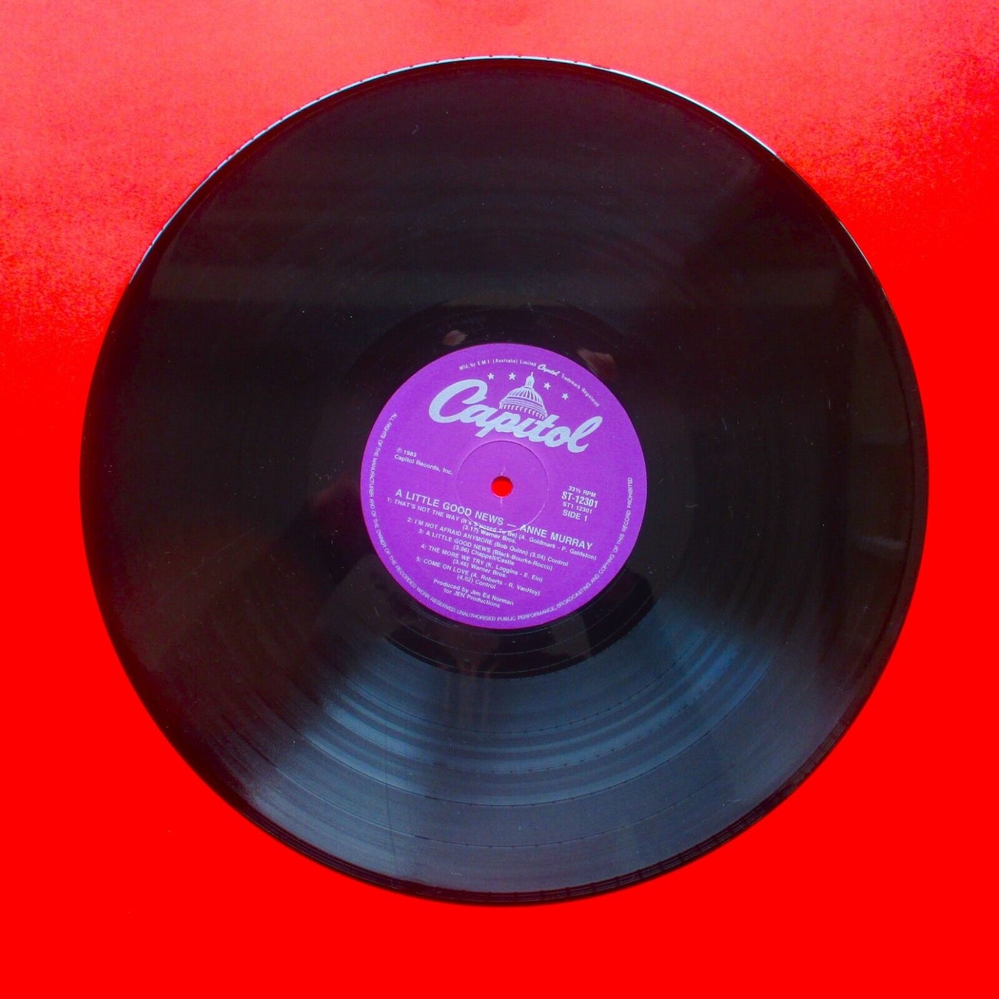 Anne Murray A Little Good News Vinyl Album LP 198 Australian Pressing