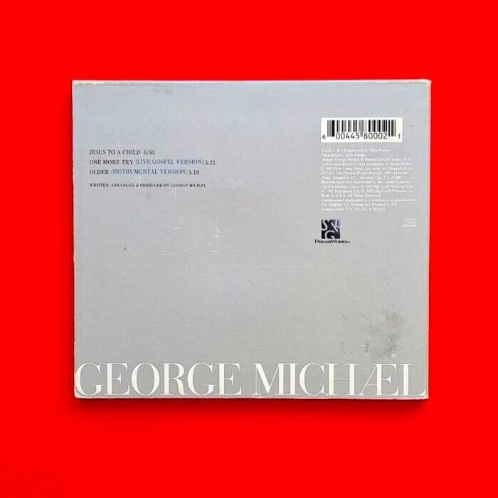 George Michael Jesus To A Child 1996 CD Single Digipak