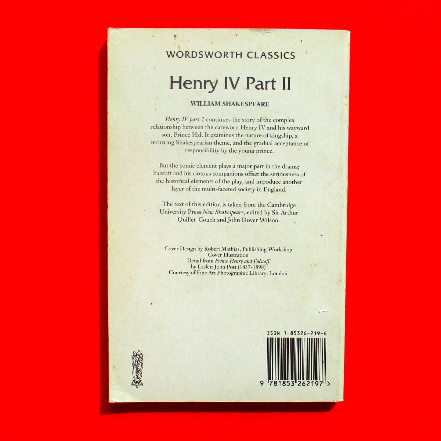 Henry IV Part II by William Shakepeare Wordsworth Classic Paperback 1994