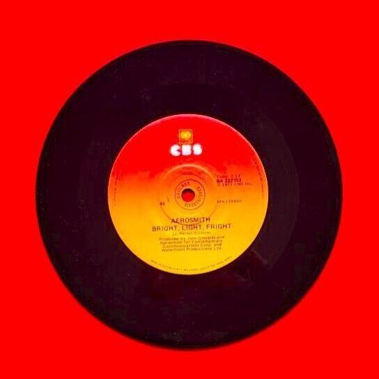 Aerosmith Draw The Line Vinyl 7 Inch Single 1977 Australian Pressing