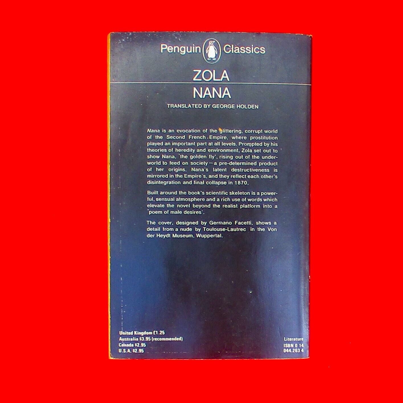 Nana by Emile Zola 1979 Penguin Paperback Les Rougon-Macquart Book 9
