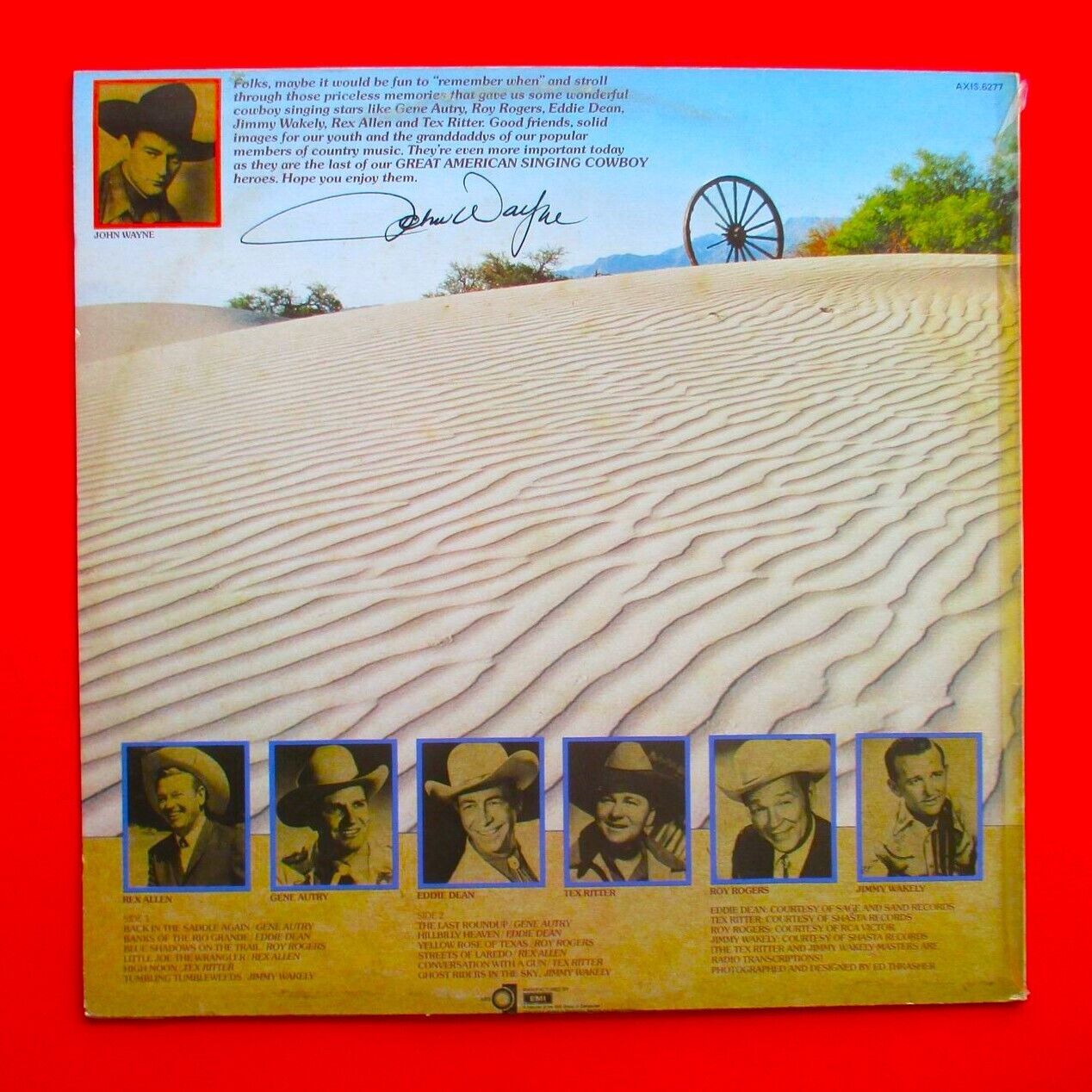 The Great American Singing Cowboys Vinyl Album LP 1976 Australian Pressing