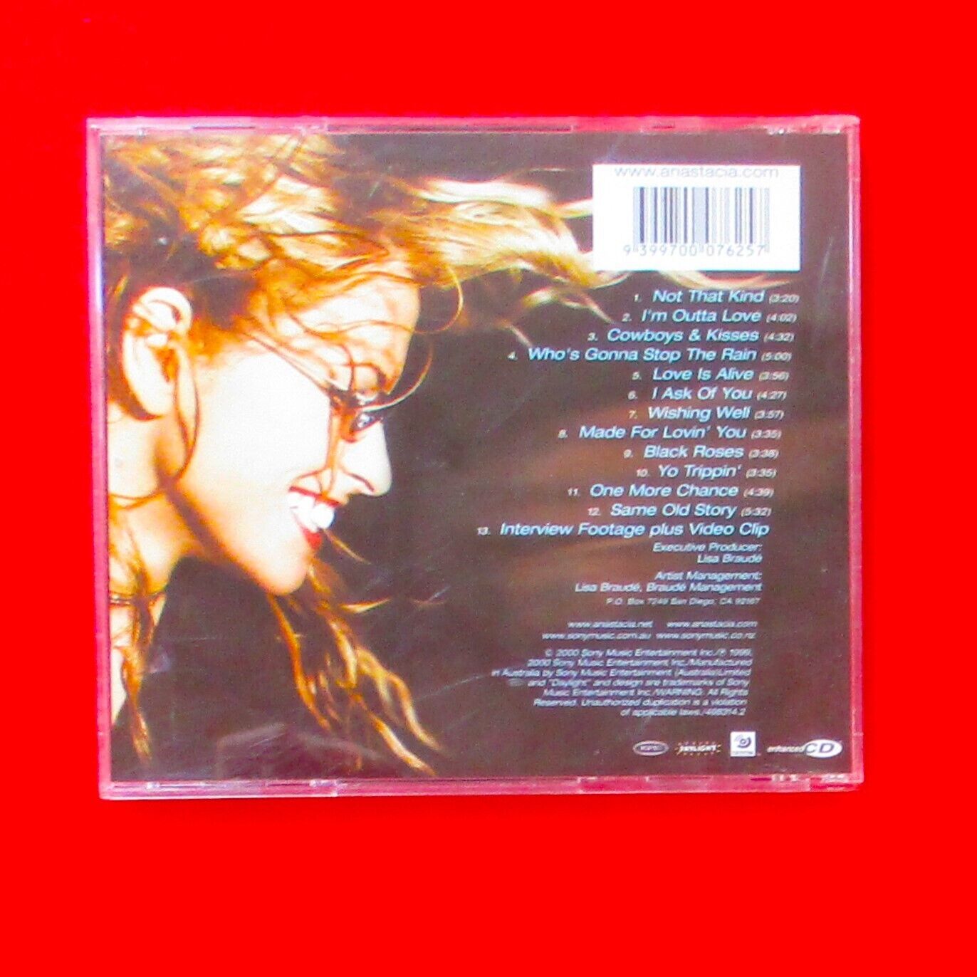 Anastacia Not That Kind 2000 Enhanced CD Album Australian