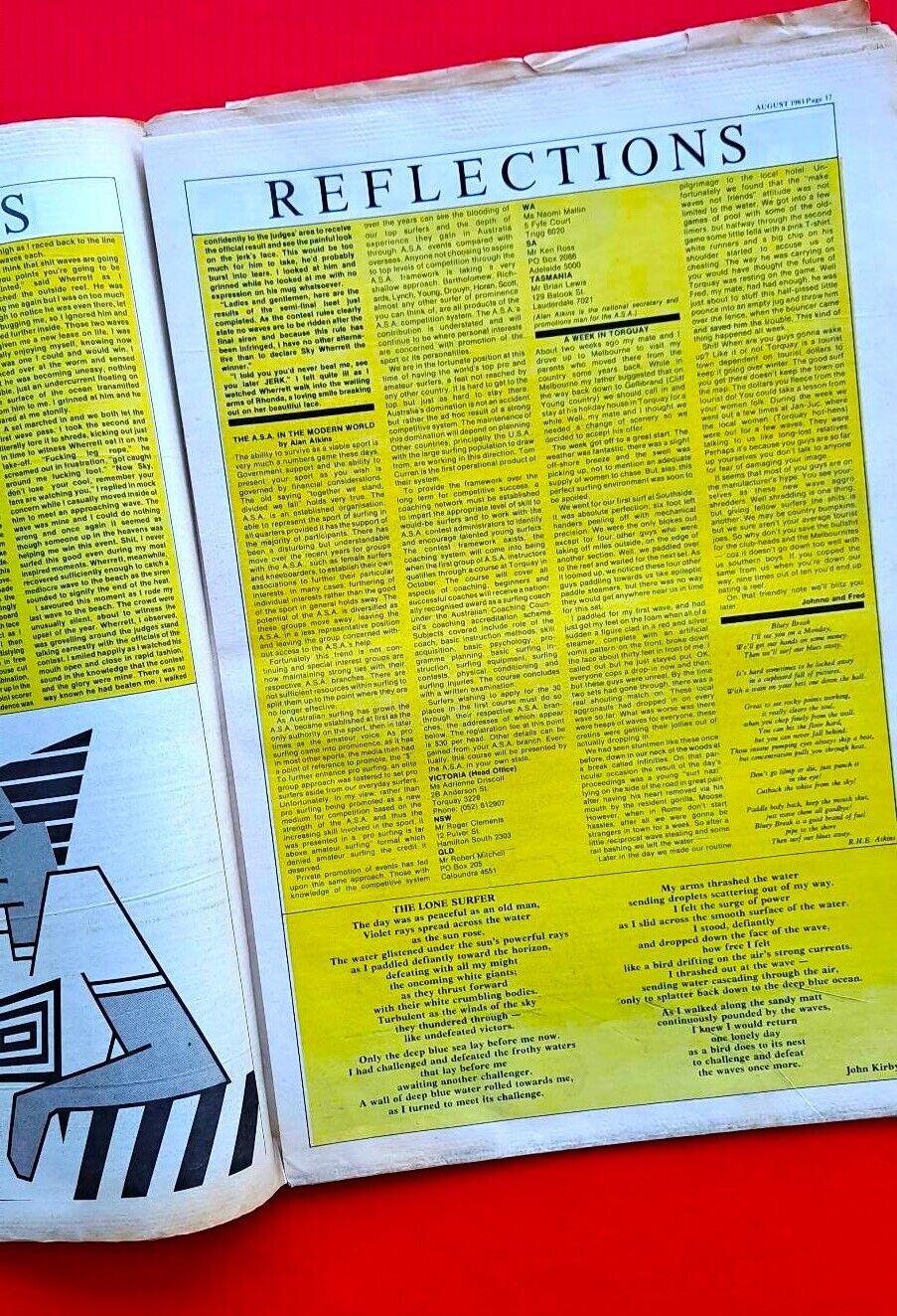 Tracks Magazine August 1983 Australian Surfing Pam Burridge Bali Victorian Swell