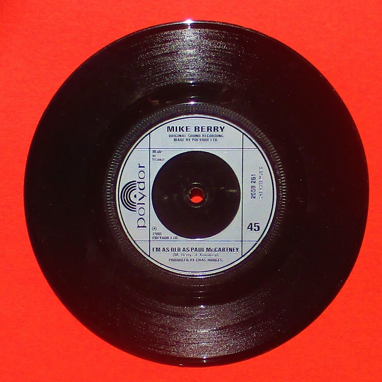 Mike Berry The Sunshine Of Your Smile / I'm As Old As Paul McCartney 7" Single