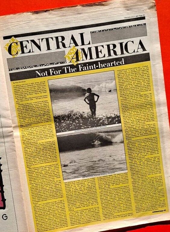 Tracks Magazine July 1987 Australian Surfing Surf Fitness South America