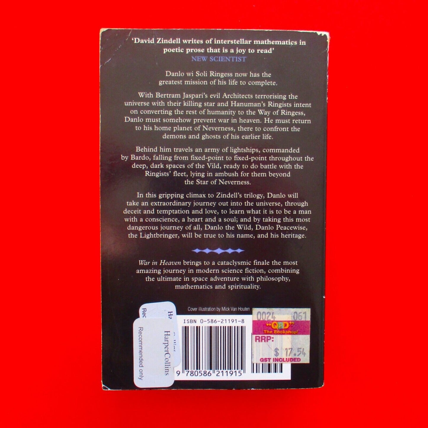 War in Heaven by David Zindell 1998 Paperback A Requiem for Homo Sapiens
