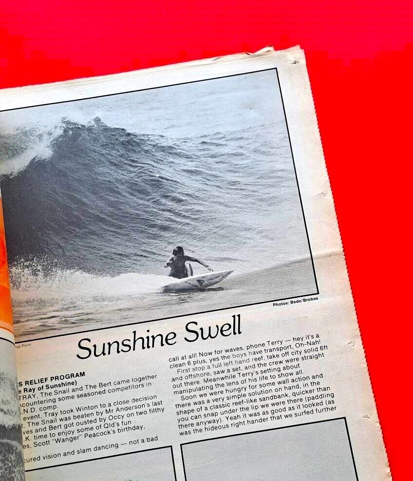 Line Up #46 June 1985 Queensland Australia Surf Mag Sunshine Swell Connie Nixon