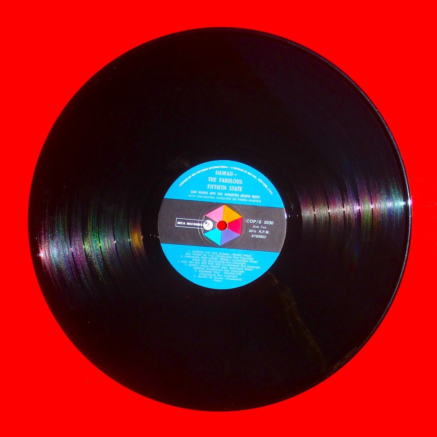 Sam Makia And The Makapuu Beach Boys Hawaii The Fabulous Fiftieth State LP